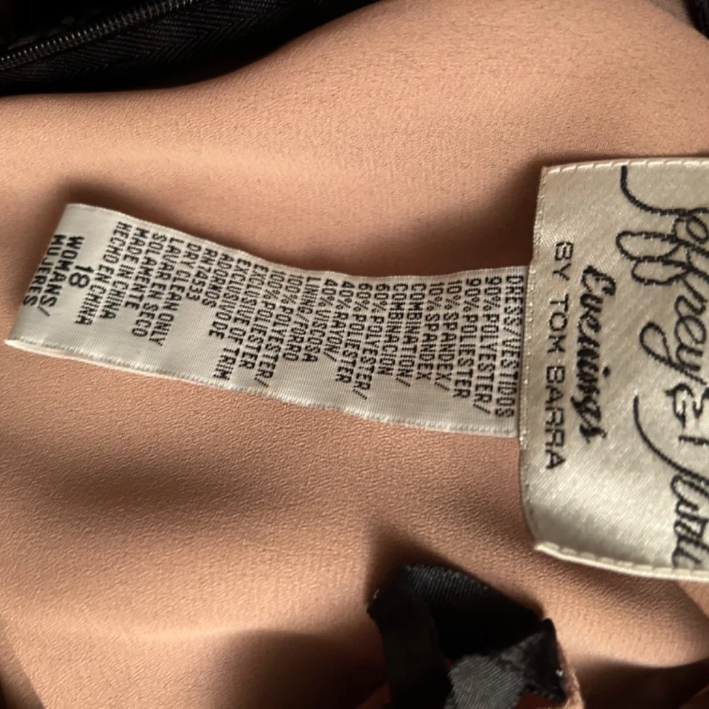 Size 18 Black Velvet Formal Gown - Picture 3 of 5